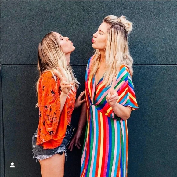 Show Me Your MuMu Get Twisted Tulum Stripe Dress - Picture 8 of 8